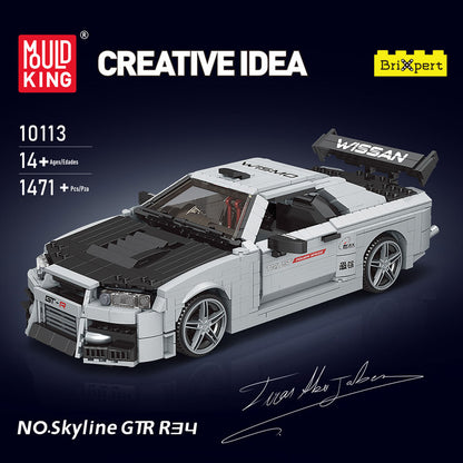 Grey Apex Racer | Collector’s Display Set (1,471+ pcs)