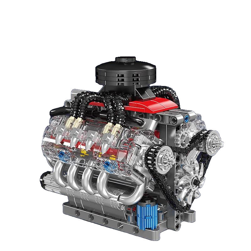 Motorized V8 Engine | Powered Mechanical Set (487+ pcs)