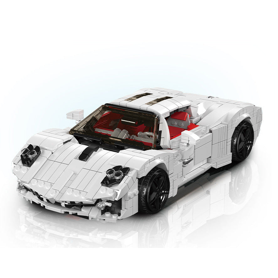 Whiteout Hyper GT | Brick-Built Car Set (1423 pcs)