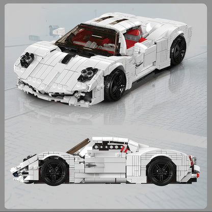 Whiteout Hyper GT | Brick-Built Car Set (1423 pcs)