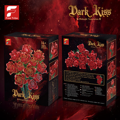 Crimson Rose Bouquet | Brick-Built Flower Set (546 pcs)