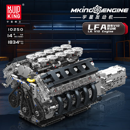 High-Rev V10 Engine | Mechanical Build Set (1,834 pcs)
