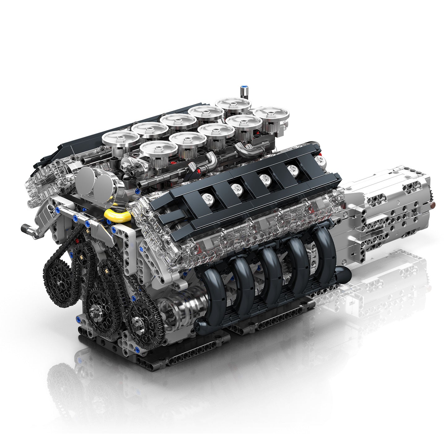 High-Rev V10 Engine | Mechanical Build Set (1,834 pcs)