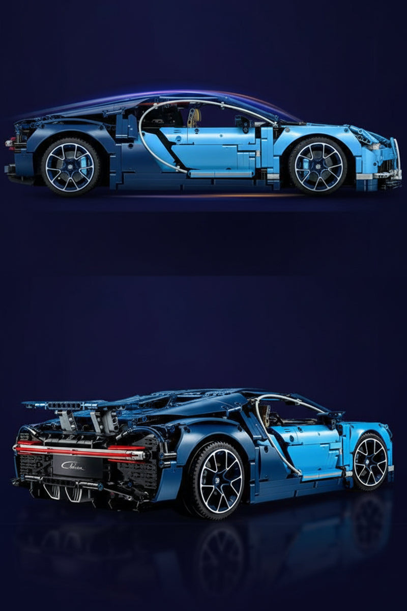 Blue Royale Hyper GT | Technic-Style Build (4,031+ pcs)