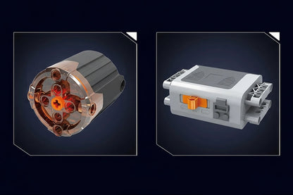 Supercar V8 Engine | Mechanical Build Set (2,718+ pcs)