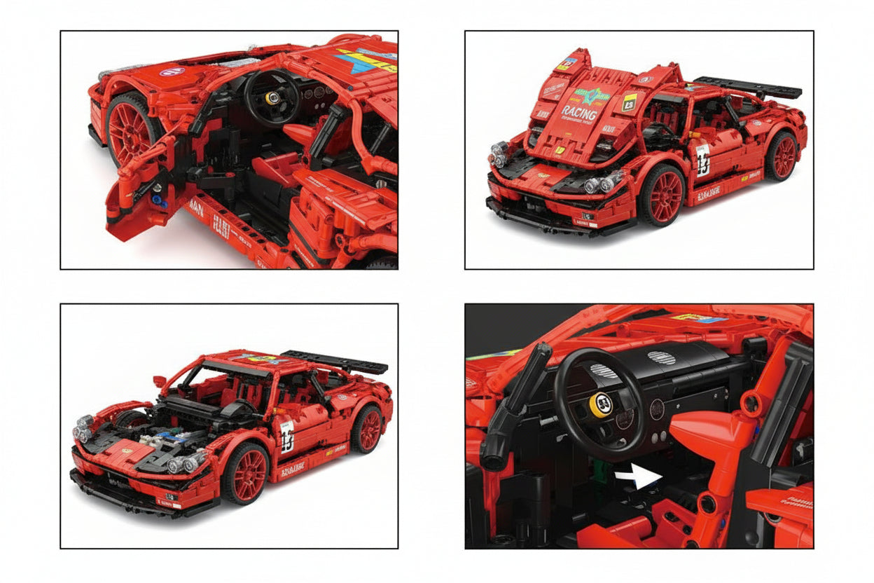 Scarlet Track Legend | 1:10 Scale Display Set (2,688+ pcs)