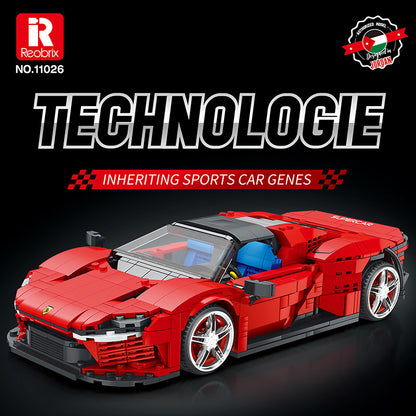 Red Velocity GT | 1:14 Scale Display Set (1,168 pcs)