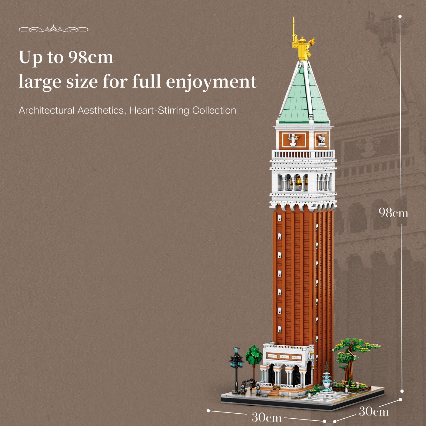 Campanile Di San Marco (Venice) | Brick-Built Landmark Set (3,903) pcs