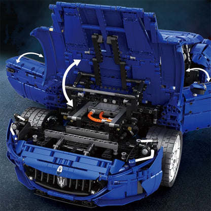 Blue Maserati | Technic-Style Build (5,460+ pcs)