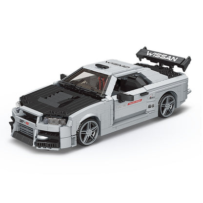 Grey Apex Racer | Collector’s Display Set (1,471+ pcs)