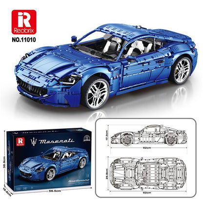 Blue Maserati | Technic-Style Build (5,460+ pcs)