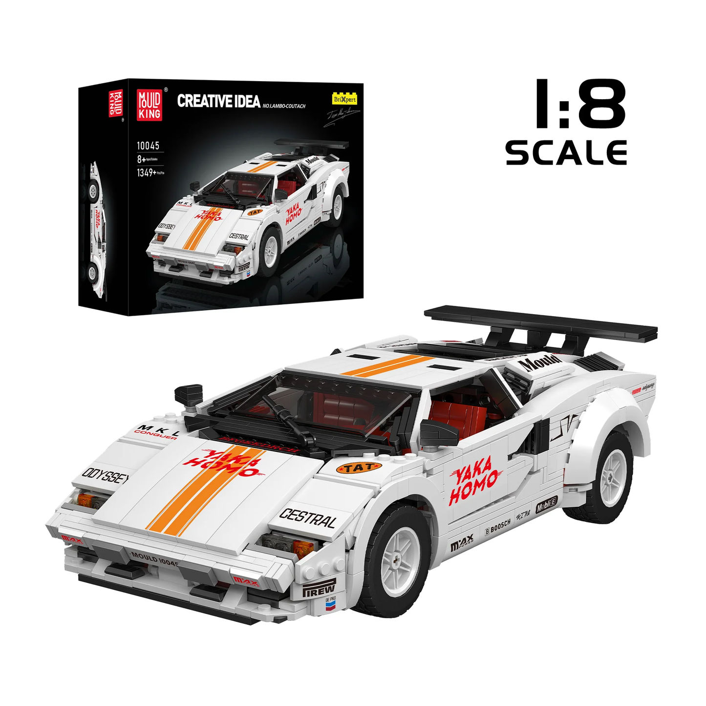 Vintage Rally Edition | 1:8 Scale Display Set (1,349+ pcs)